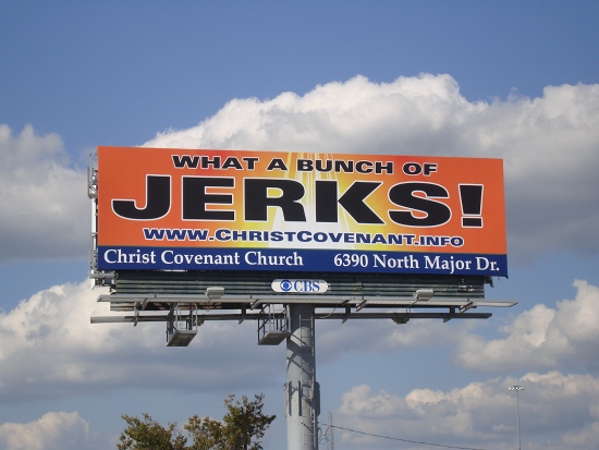 Christ Covenant Church billboard
